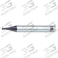 OSG Corner Radius End Mill: Carbide, WXL Coated, 2 Flute, 1 mm Mill Dia, 1.5 mm LOC, 0.1 mm Rad (MPN 37700002)