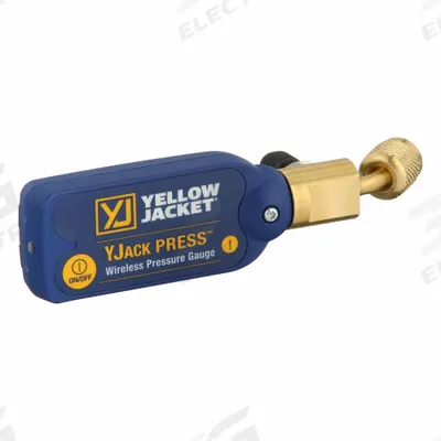 YELLOW JACKET High Pressure Gauge: Pressure, Pressure, -14.7 psig to 725 psig - Wireless Sensors