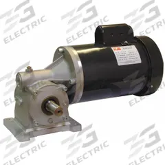 DAYTON AC Gearmotor: Right Angle, Single Output Shaft, Capacitor-Start, TEFC, 84 RPM, 0.75 hp Input (MPN 4CVZ2). Key specifications — Brand: DAYTON; Full Load Current: 11.2/5.6 A.