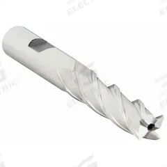 YG-1 Square End Mill: High Speed Steel, 4 Flute, 1/2" Mill Dia, 2" LOC, 4" OAL (MPN 05071)