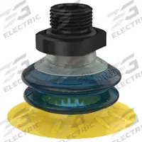 PIAB Vacuum Pad: Plain Pad without Adapter, 57 mm Pad Dia, Polyurethane, Blue/Yellow, 30A/60A, MX (MPN S.MX57P3060.XXX.00). Key specifications — attr1019194: S.MX57P3060.XXX.00; attr1019196: PIAB.