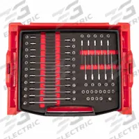 TEKTON Socket Set: 51 or More Pieces, 1/4 in Drive Size, 75 Pieces, 17 1/2 in Overall Lg (MPN SHB90701). Key specifications — attr1216280: Fixed Insert; attr1216283: TEKTON; attr1225718: 2 mm to 8 mm; attr1227491: 1/4 in.