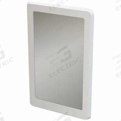 BESTCARE Bathroom Mirror: 1 (MPN WH1863-OCC11). Key specifications — Frame Material: Corterra. - Institutional Bathroom Mirrors