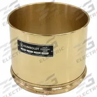 APPROVED VENDOR Standard Stainless Steel Cloth Test Sieve: Stainless Steel, 8 in Outside Dia (MPN 5JCK7). Key specifications — Screen Material: Stainless Steel; Brand: APPROVED VENDOR; Frame Material: Brass; Standards: ASTM E11; US Standard Screen Size: #200.