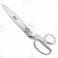 CLAUSS Fabric Shears: Right-Hand, 12 in Overall Lg, Straight, Steel, Pointed, Silver (MPN 10750). Key specifications — attr308500: Steel; attr308502: Silver; attr308505: Right-Hand; attr308522: Upholstery; attr324896: CLAUSS.
