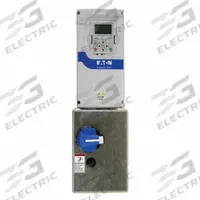 EATON Variable Frequency Drives: In Phase Three, Out Phase Three, 7 1/2 hp, IP21, No Bypass, HVAC (MPN EHC0114E1K00000000). Key specifications — Style: Enclosed HVAC Drive; Color: White; Output Phase: Three.