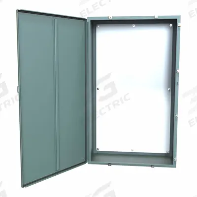 HAMMOND Electrical Enclosure: Steel, 60 in x 36 in x 16 in, NEMA 12/13/3R/4, w/Panel - Steel Washdown Enclosures