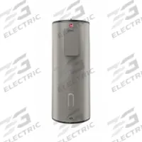 RHEEM Electric Water Heater: 208V AC, 50 gal, 9,000 W, Single/Three Phase, 58.6 in Ht, 30 gph @ 40°F (MPN ELD52-TB). Key specifications — Phase: Single; Brand: RHEEM.