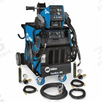 MILLER ELECTRIC Multiprocess Welding Package: PipeWorx 400, AC, Power Source w/Running Gear (MPN 951000094). Key specifications — Maximum Amperage (Stick): 400 A; Maximum Amperage (TIG): 350 A; Input Voltage (Nominal) (Merch - Table Column, Filters): 460V.
