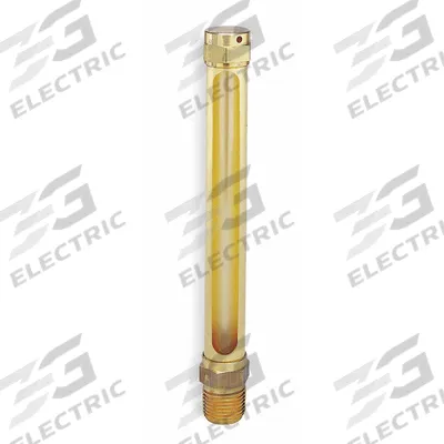 LDI INDUSTRIES Vented Oil Gauges: 4.48 in Body Ht, 2 3/4 in Sight Ht, 1/4" NPTF Male - Vented Oil Level Gauges