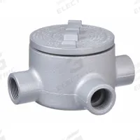 Conduit Outlet Body: Iron, GR, 1 in Trade Size, T Body, 18 cu in Body Capacity (MPN GRT100). Key specifications — Series: For Standard Body; Compatible Conduit Trade Size: 1 in; Thread Gender: Female; Hub Style: Threaded; Cover Included: Yes; Body Style: T; Connection Type: Threaded; Back Type: Round.