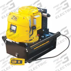 ENERPAC Hydraulic Pump: 10,000 psi Max. Op Pressure, 60 cu in/min Max. Flow Rate, 1 1/2 hp Max. HP (MPN ZE4410SB). Key specifications — attr941810: ZE4410SB; attr941817: 4-Way; attr941814: Retract.