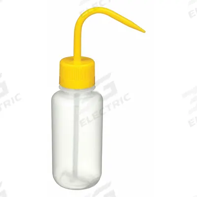 APPROVED VENDOR Wash Bottle: 250 mL, No Imprinting, Yellow, Wide, Std Spout Spout - Wide Mouthed Standard Spout Wash Bottles