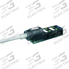 MURRELEKTRONIK Distribution Box: EXACT8, 4 Ports, 4 Pole M8 Female, 5 m Cable Lg, Gray PUR/PVC (MPN 8000-84010-3370500). Key specifications — IP Rating: IP65; Features: PNP Electrical Design.