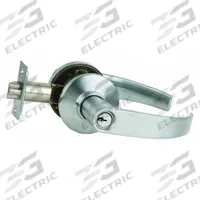 SCHLAGE Door Lockset: Office Lever Locksets, Chrome, ADA Compliant (MPN S51PD NEP 626 KD C123 KWY). Key specifications — attr1024149: Not Ligature-Resistant; attr1011488: SCHLAGE; attr1024446: F81; attr1011524: No Message; attr1011506: S Neptune; attr1011485: Yes; attr1059461: Satin Chromium-Plated : Brass.