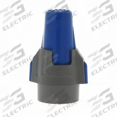 IDEAL Twist-On Wire Connectors: Blue/Gray, Wire Sizes 6 AWG – 6 AWG, 1,000 V, 25, PK (MPN 30-348). Key specifications — Brand: IDEAL; Maximum Wire Combination: (2) 8 AWG; Manufacturer Part Number: 30-348; Minimum Wire Combination: (3) 12 AWG.