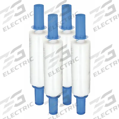 GOODWRAPPERS Stretch Wrap Film: 70 ga Gauge, 20 in Overall Wd, 1,000 ft Overall Lg, Clear - Handle with Brake Stretch Wrap