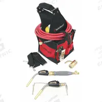 TURBOTORCH Torch Kit: Swirl Flame, Trigger-Start, Fixed Tip (MPN 0386-1397). Key specifications — Brand: TURBOTORCH; Manufacturer Part Number: 0386-1397; Compatible Fuel Type: Propane; Flame Adjustment: Adjustable Flame; Tip Type: Fixed Tip.