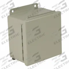 WIEGMANN Enclosure: Steel, 12 in x 12 in x 6 in, NEMA 12/13, Solid Cover, Hinged (MPN B121206CH). Key specifications — Brand: WIEGMANN; Closure Method: Screws; Knockouts: Not Included.