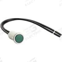 APPROVED VENDOR Flush Panel Light: Green, 12 mm Panel Mounting Hole Dia, Neon, Nylon, Lens Included (MPN 20C848). Key specifications — Brand: APPROVED VENDOR; Electrical Connection: 6 in Wire Leads.