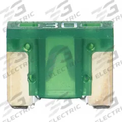 BUSSMANN Automotive Fuse: ATM-LP Series, Fast-Acting, 30 A, 32 V DC, Non-Indicating, 5 PK (MPN ATM-30LP). Key specifications — Series: ATM-LP; Brand: BUSSMANN; Fuse Profile: Low-Profile (Shorter Height).