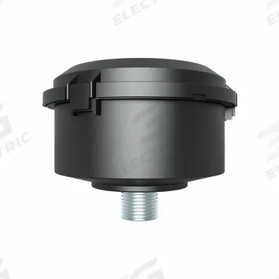SOLBERG Filter Silencer: 1/2 in (M)NPT Inlet Size, 12 cfm, 3.13 in Overall Ht - Air Compressor Intake Filters & Silencers