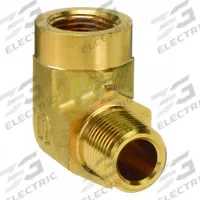 PARKER Metal Pipe Elbow: 90° Elbow, 3/8 in x 3/8 in, Male NPT Threaded x Female NPT Threaded (MPN 6-6 SE-B). Key specifications — Maximum Operating Pressure: 2,700 psi.
