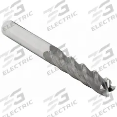 OSG Square End Mill: Carbide, 4 Flute, 25 mm Mill Dia, 76 mm LOC, 153 mm OAL (MPN 484-9843)
