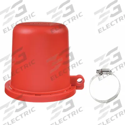 BRADY Plug Valve Lockout: Red, Plug Cap - Plug Cap Valve Lockouts