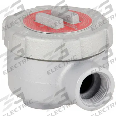 APPLETON ELECTRIC Conduit Outlet Body: Iron, GU, 1 in Trade Size, LB Body - LB Round Body - 90° Elbow Type