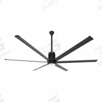 BIG ASS FANS Ceiling Fan: 12,849 cfm Airflow, 8 ft Blade Dia, 7 Speeds, 100 to 277V AC, Single Phase (MPN MKI61081906A729I24S2). Key specifications — Voltage: 100 to 277V AC; Light Kit: Yes; Series: I6; Number of Speeds: 7; Phase: Single; Current: 2 mA; Brand: BIG ASS FANS.