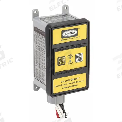 HUBBELL WIRING DEVICE-KELLEMS Hard Wired GFCI: 30 A Amps, 120/240V AC, Single Phase, 4X - Hardwired GFCIs