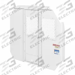 WEATHER GUARD Van Partition: Swing Open Door Panel, White, Steel, 56 in Overall Ht, Full-Size Vans (MPN 96301-3-01D). Key specifications — Color: White; Compatible Roof Type: Low Roof; Brand: WEATHER GUARD; Compatible Make/Model: Ford Transit; Compatible Vehicle Type: Full-Size Vans.