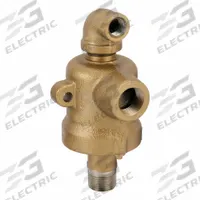 DUFF-NORTON Rotary Union: Elbow, Plain Cast Iron, 2 Passages, Threaded Rotating Shaft, Gases/Oils (MPN 730859C). Key specifications — Maximum Speed: 600 rpm; Brand: DUFF-NORTON; Seal Material: Carbon Graphite.