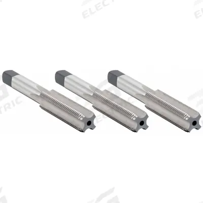 WIDIA GTD Tap Kit: 7/16"-14 UNC, 2B, 4 Flute - Three-Piece Hand Tap Sets