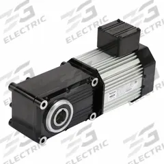 BISON AC Gearmotor: Right Angle, Single Output Shaft, Round, 3-Phase, TEFC, 80 RPM, 0.5 hp Input (MPN 027-730K0020T). Key specifications — attr798124: Yes; attr85339: BISON; attr874657: 1.94/0.98 A.