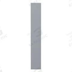 ASI GLOBAL Partition Column: Plastic Polymer, Pebble, Gray, 82 in Ht, 12 in Wd, 1 in Thick (MPN 40-90871253-9200). Key specifications — Inner Core Type: Polymer; Brand: ASI GLOBAL PARTITIONS; Color: Gray; Finish/Texture: Pebble.
