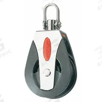 APPROVED VENDOR Pulley Block: Swivel, Pulling, 1,650 lb Working Load Limit, Fibrous Rope, Ball (MPN RF50100HL). Key specifications — Product Type: Pulley Block; Brand: APPROVED VENDOR; Compatible Rope Type: Fibrous Rope; Pulley Type: Swivel; Attachment Type: Snap Shackle; Operation: Pulling; Bearing Type: Ball; Finish: Painted.