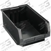 QUANTUM STORAGE SYSTEMS Shelf Bin: 19 3/4 in Overall Lg, 12 3/8 in x 7 7/8 in, Black (MPN QMS532BR). Key specifications — Brand: QUANTUM STORAGE SYSTEMS; % Recycled Content: 100%; Manufacturer Part Number: QMS532BR; Includes Dividers: Dividers Not Included; Electrostatic Discharge: Not Electrostatic Discharge Conductive.