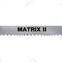 MORSE Band Saw Blade: Bi-Metal, Matrix II, Aluminum/Carbon Steel/Structural Steel, 7 ft 9 in, 8/12 (MPN ZWEFC812MAT-7' 9"). Key specifications — attr1211722: 7 ft 9 in; attr1099499: 8/12.