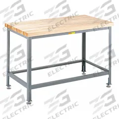 LITTLE GIANT Workbench: Adj Ht, Butcher Block, 60 in x 30 in, 2,000 lb Overall Load Capacity (MPN WTS-3060-LL). Key specifications — attr558057: LITTLE GIANT; attr558094: Not Expandable or Modular.