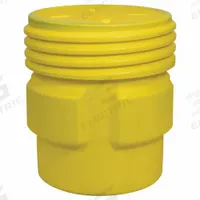 EAGLE Overpack Drum: HDPE, 65 gal, Screw-On Lid, Unlined/No Interior Coating, 33 3/4 in x 31 in (MPN 1661). Key specifications — Drum Material: HDPE; Drum Head Type: Open Head; UN Rating Solids: 1H2/X300/S; UN Rating Liquids: 1H2/X300/S; Interior Lining: Unlined/No Interior Coating; Drum Message Text: None; For Holding: Hazardous Materials; Brand: EAGLE.