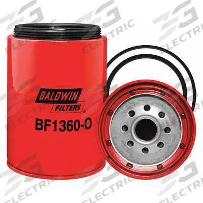 BALDWIN FILTERS Fuel Filter: Spin-On, 5 11/16 in Overall Lg, 4 5/16 in Outside Dia - Spin-On Fuel Filters