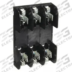 MERSEN Fuse Block: Open Block Design, 3 Pole, 600 V AC, Box Lug, Non-Indicating (MPN 60358R). Key specifications — Brand: MERSEN.