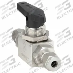 HAM-LET Manual Two-Way Ball Valve: 1/4 in, 316 Stainless Steel, Straight, Compression x Compression (MPN H-6800-SS-L-6MM-CSS). Key specifications — Brand: HAM-LET; Handle: Lever.