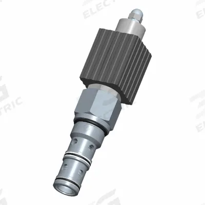 BUCHER HYDRAULICS Cartridge Valve: Steel, Screw-In, Screwdriver Adjustment - Flow Control Cartridge Valves