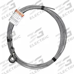 OZ LIFTING PRODUCTS Cable Assembly: Cable, 45 ft Line Lg, 1/4 in Line Dia (MPN OZGAL.25-45). Key specifications — Operation Compatibility: Pulling; Brand: OZ LIFTING PRODUCTS; Line Material: Galvanized Steel; Line Type: Cable; For Use With: Winches.