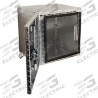 BUYERS PRODUCTS Underbody Truck Box: Underbody Truck Box, Single Barn Door Door, 18 in Overall Dp (MPN 1705201). Key specifications — Color: Silver; Brand: BUYERS PRODUCTS; Lock Type: Keyed.