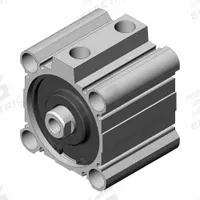 SMC Compact Cylinder: 63 mm Bore Dia, 20 mm Stroke Lg, Through Hole Mounting, Aluminum, 1/4 in BSPT (MPN CDQ2B63-20DCZ). Key specifications — attr946022: Through Hole; attr946024: Single Rod; attr946038: CQ2; attr1123057: Rotating Rod; attr945997: SMC.