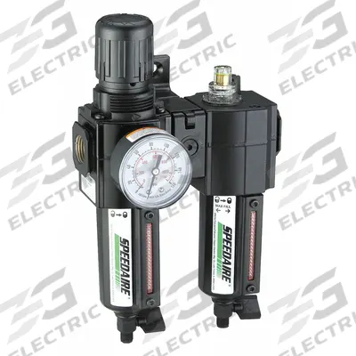 SPEEDAIRE Filter/Regulator/Lubricator: 3/8 in NPT, 60 cfm, 250 psi Max Op Pressure - Speedaire Filter, Regulator & Lubricators (FRLs)